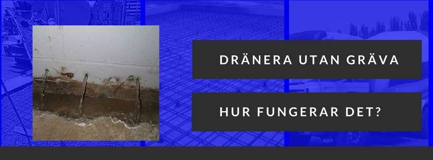 Dränera utan att gräva