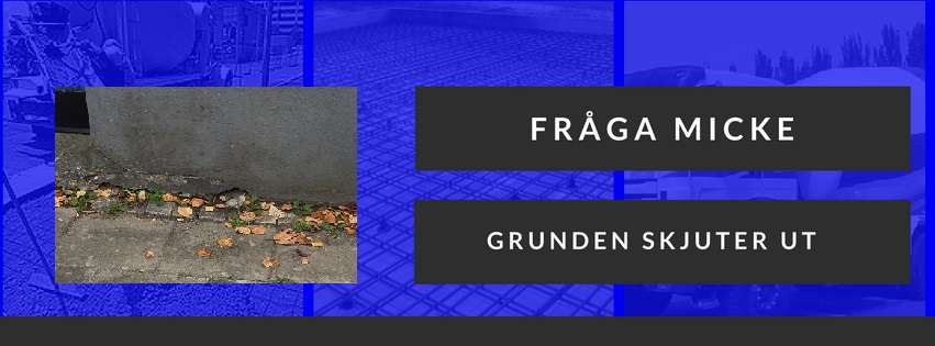 Grunden skjuter ut