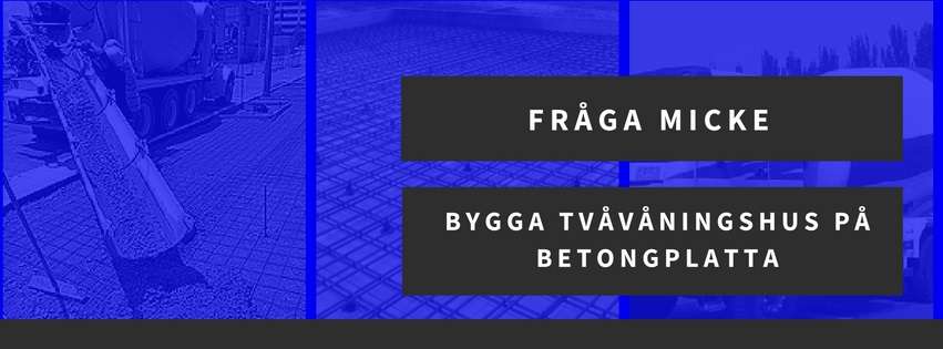 Kan man bygga ett tvåvåningshus på en grundplatta
