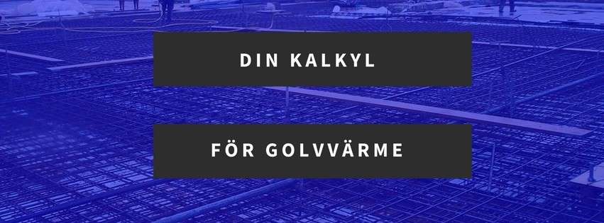 Detaljerad kalkyl vattenburen golvvärme